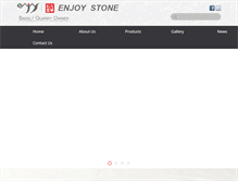 Tablet Screenshot of enjoy-stone.com